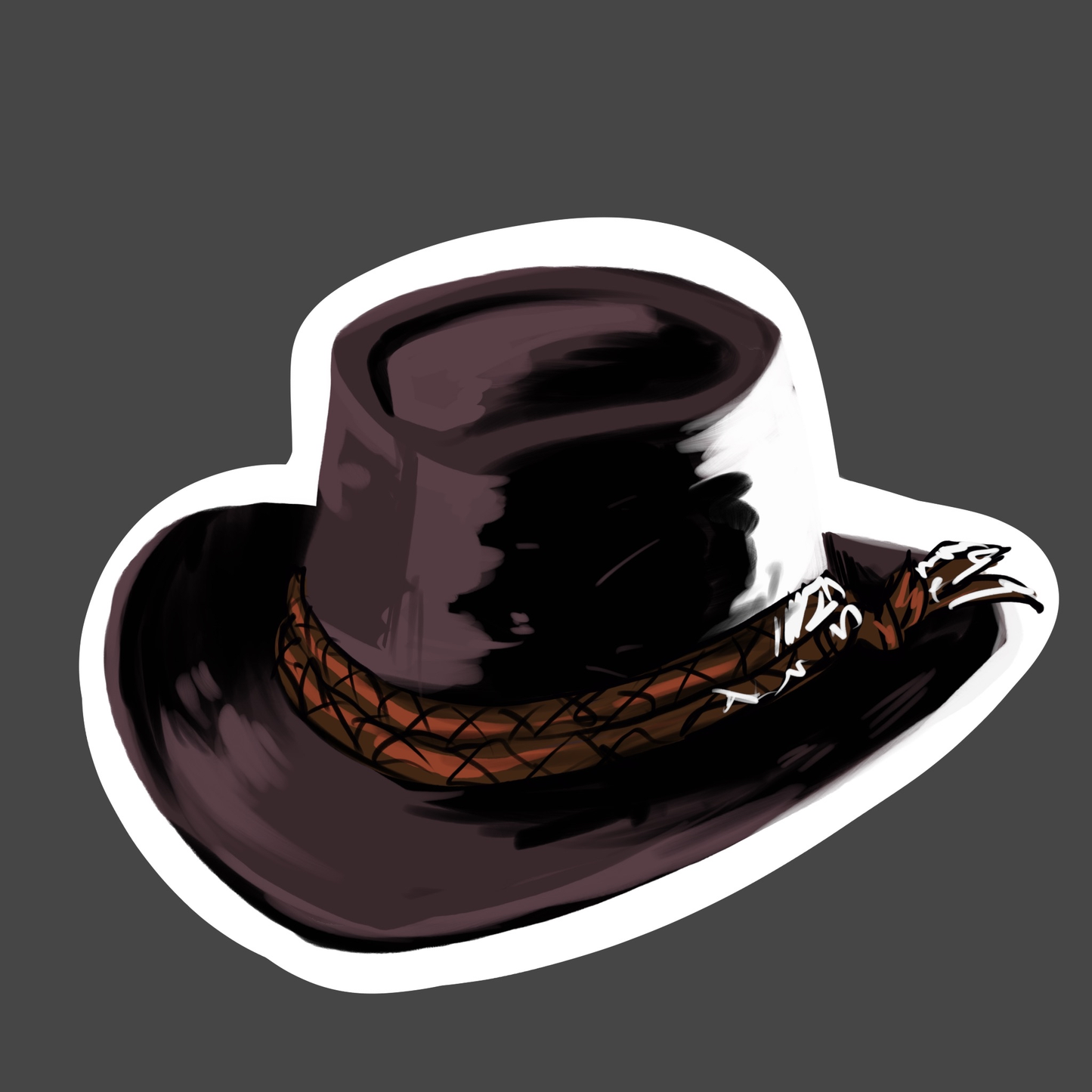 Cowboy hat Sticker