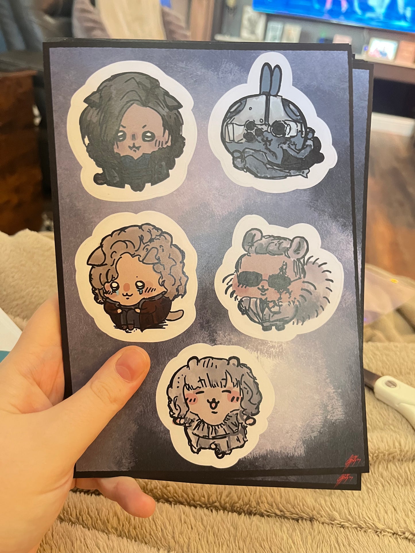 RE9 Sticker Sheet