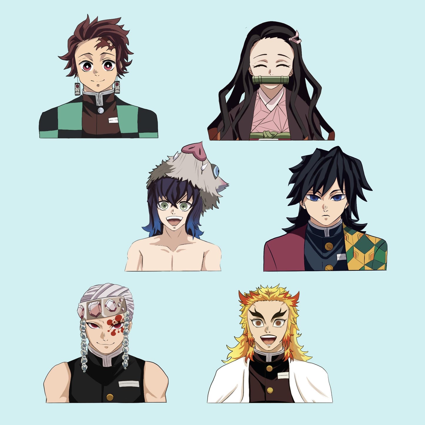 Slayer Anime Inspired keychains