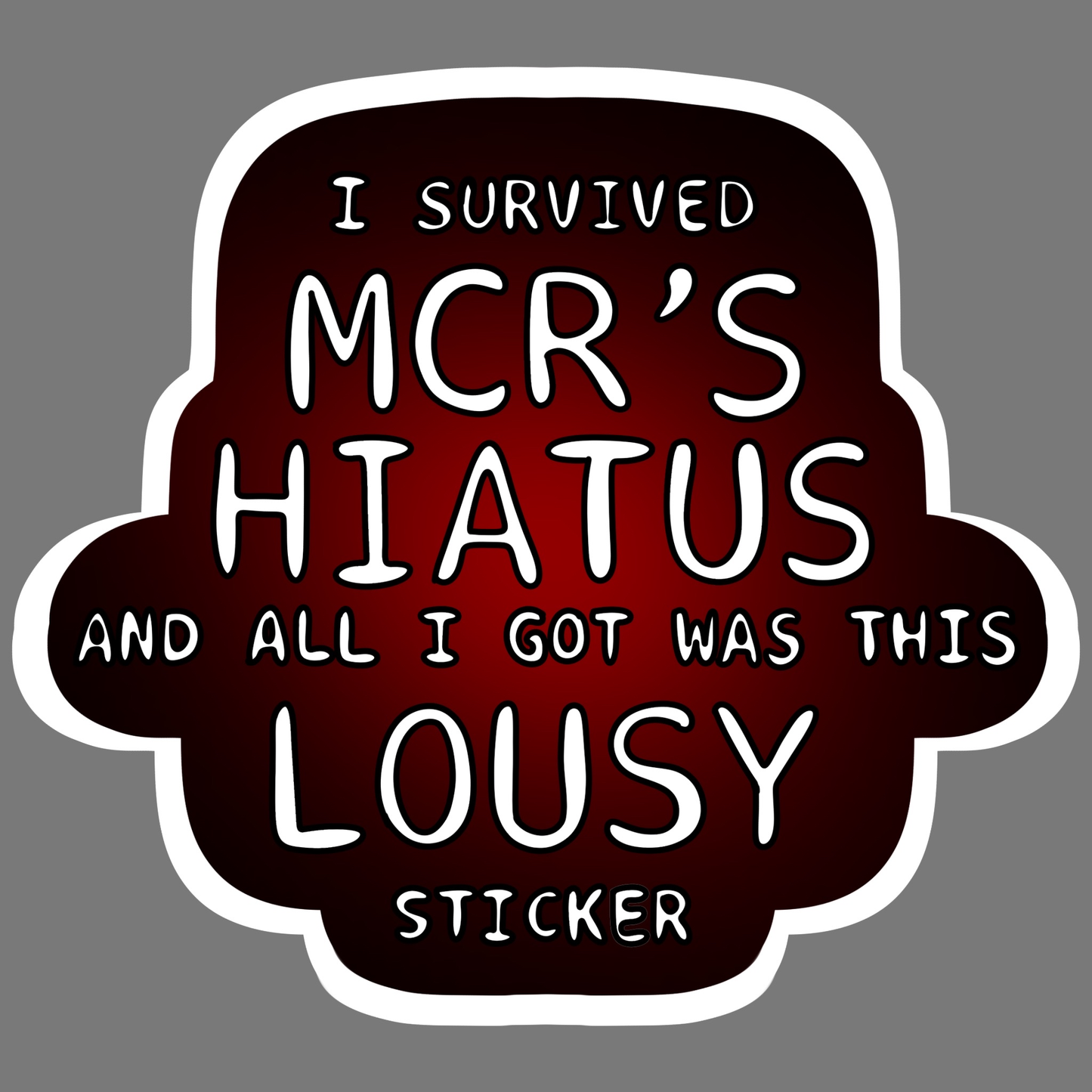I Survived MCR Sticker